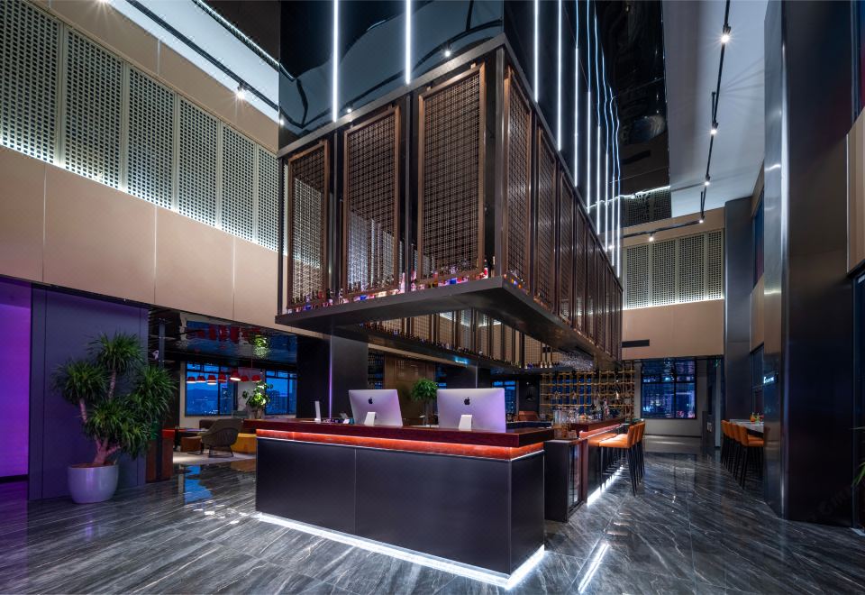 난하이 윤티안 호텔의 조식 뷔페 모습