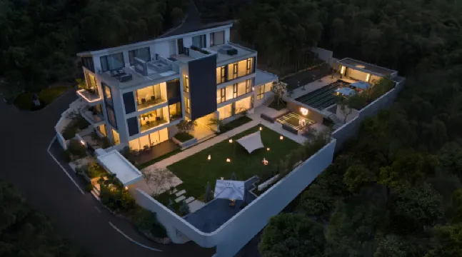 莫干山鎮竹影無界私湯溫泉度假美宿