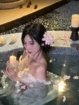 Moganshan Pinellia  hot spring  holiday beautiful night - balneario