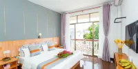 Weizhou Island Rongshe Mingsu - Chambre Reine Avec Balcon