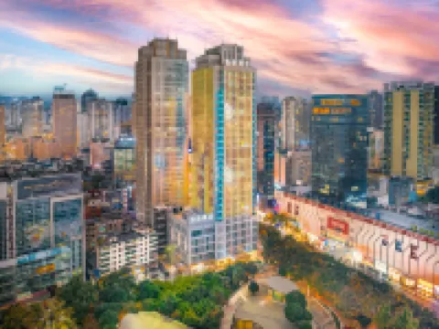 貴陽大十字中山西路地鐵站亞朵酒店 貴陽酒店