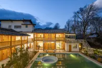 Watch the mountains with you·Designer 180° view of the snow-capped mountains