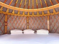 Yuxian Guanshan Tianxiang Farmhouse Hotel in zona Mongolian Tribe Yurt, Guanshan Pasture
