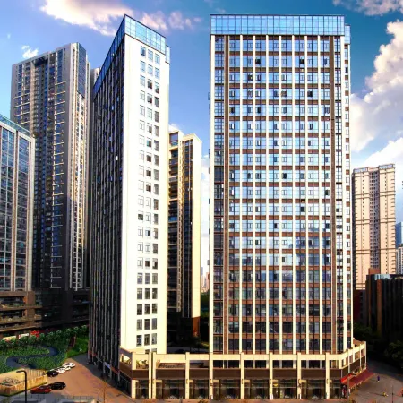 Yunyou High-End LOFT Cinema Hotel Apartment (Jiu Yan Qiao Branch) Отели рядом с достопримечательностью «Мост Цзюянь»