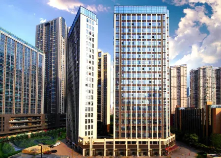 Cloud Travel High-end LOFT Hotel apartment (Jiuyanqiao Store) Отели рядом с достопримечательностью «Sichuan Post and Telecommunication College»