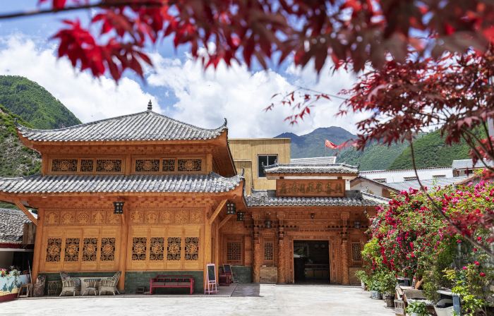 九寨溝鑫濤閣藏家中国式旅館