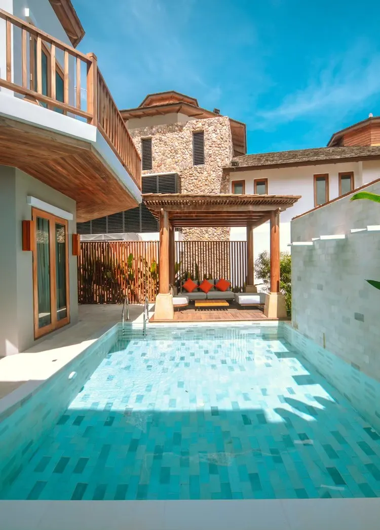 วิลล่าสระว่ายน้ำส่วนตัว 2 ชั้น 2 ห้องนอน 