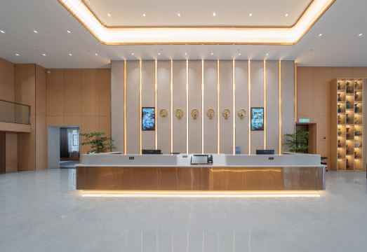왕구 화성 호텔의 모던한 로비 공간