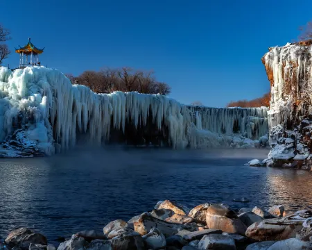 全季庵(鏡泊湖) 寧安のホテル