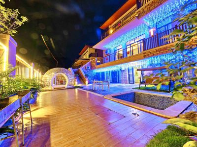 Yingdeo garden heart flower town chocolate kingdom fashion hot spring villa