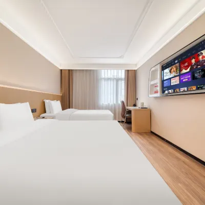 Hushi Homestay (Hangzhou West Lake Hubin Intime in77) โรงแรมใกล้สถานีรถไฟใต้ดิน Chengzhan