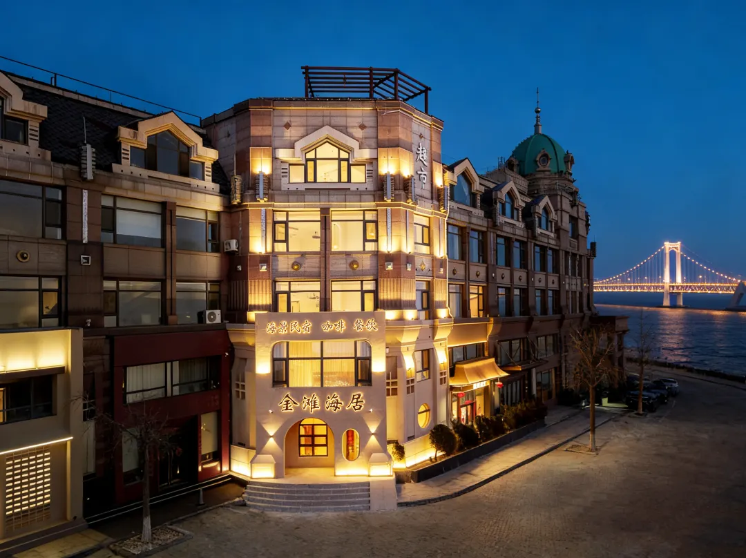 Golden Beach Seaside Inn · Designer Seafront Homestay - 다롄 시
