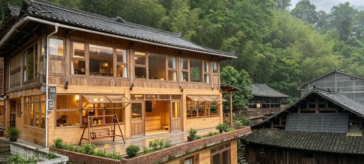 Wanglou Mountain Residence Inn (Dali Dongzhai Branch) Hotels in Rongjiang County