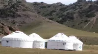 Sayram Lake Lakeside Stargazing Yurt Hotels near Sayram Lake Muyun Camp