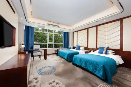 Hongwei Baiqian Hotel (Zhongwei Shapotou District Yingbin Avenue) Отели рядом с достопримечательностью «Zhongwei Drum Tower»