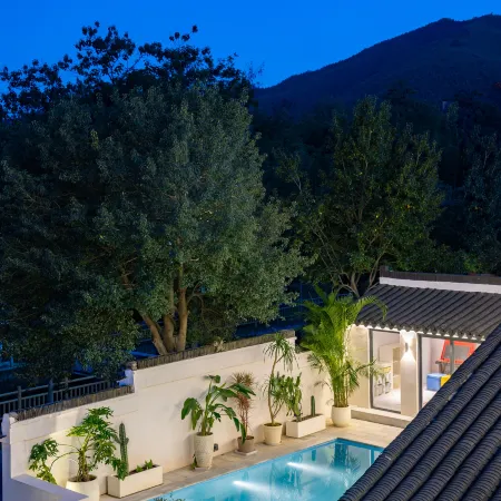 Liyang Bamboo Sea · Boundless Courtyard Private Hot Spring Homestay