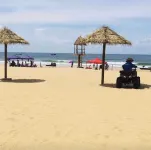 沐雲海度假公寓（陽江海陵島敏捷黃金海岸店） - 沙灘