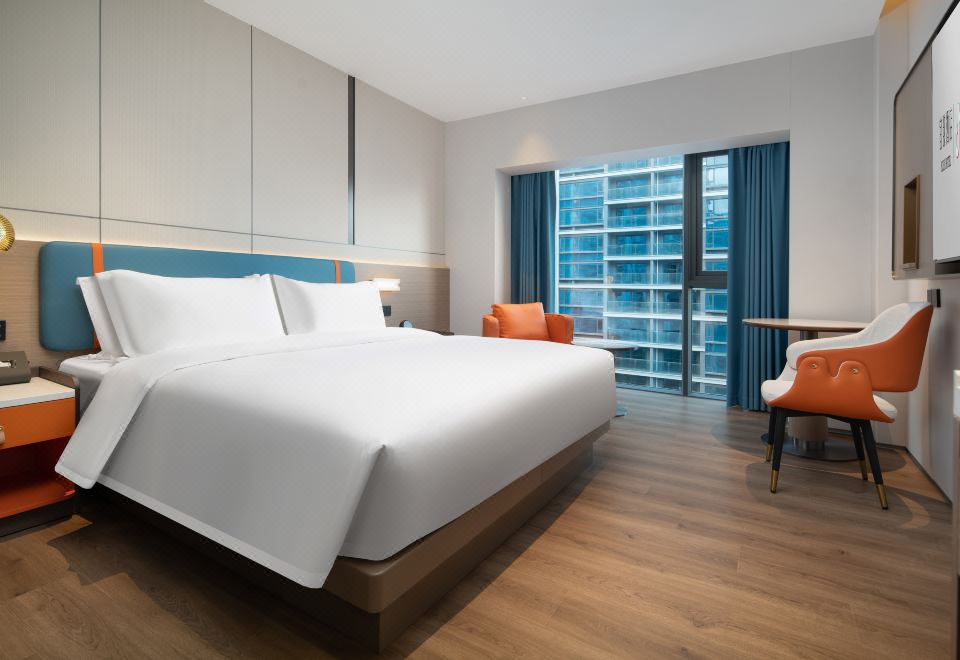 상샤주 보행자 거리 야경