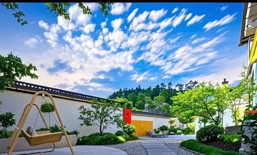 Floral Hotel·Nine House Family Vacation Garden pet Hotel