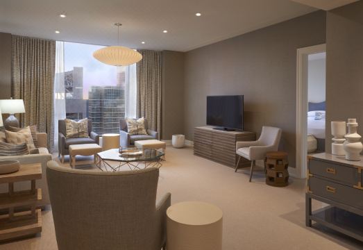 힐튼 토론토 객실 내부 전경