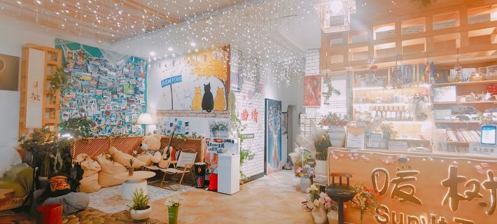 sunlit tree lodge Отели в г. Цюйцзин