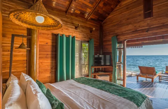 Boat House with Beach Front