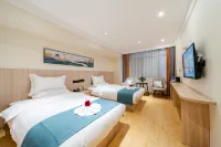 Ankang Jinlan Boutique Stay Hotel (Xin Street Entrance Hanjiang First Bridge) - balcón