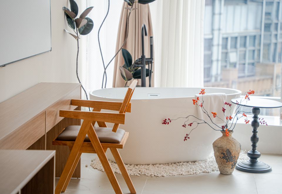 프로젝터가 구비된 객실