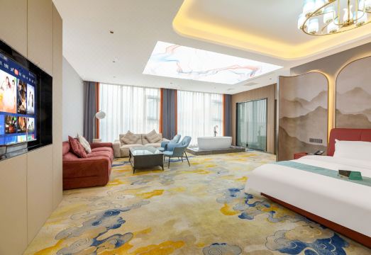 시안 칭야 호텔 객실 전경