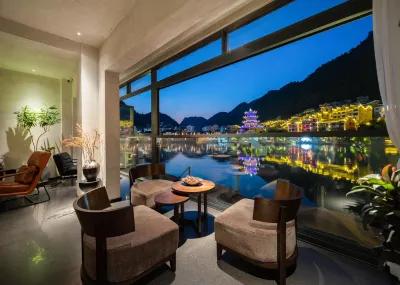 Zhenyuan · Not Late Romantic Panoramic Private Soup Designer Vacation Homestay Hotels near Zhenyuanfu Chengyuan