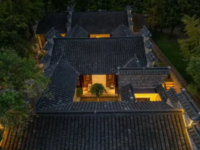 黛山園城市度假民宿（揚州古運河店） 史可法紀念館附近的飯店