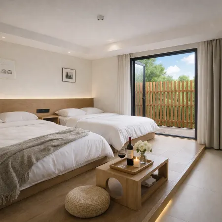 Mu Ju Ya Yi · Half Mountain Cliff High altitude Sea View | Hot Spring Private Soup Resort Homestay