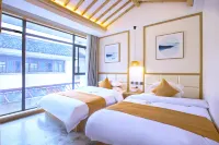 Hongcun Qiwu travel selection of Huizhou style landscape B & B Hotels in Yi County