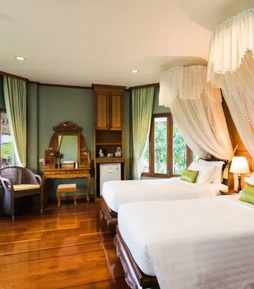 ห้องดีลักซ์ทวินวิวภูเขา