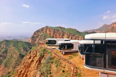 Shuimo Danxia Tourism Scenic Area Youyou Xinsu