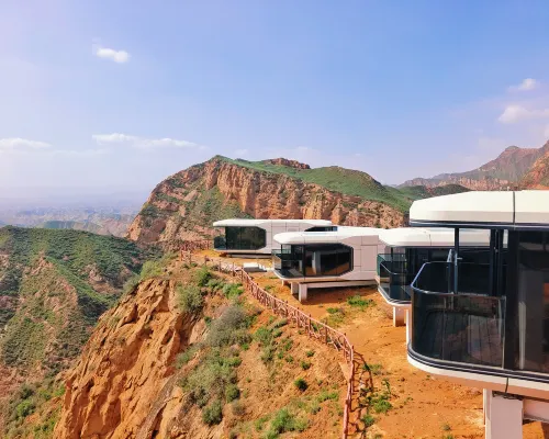Shuimo Danxia Tourism Scenic Area Youyou Xinsu Hotels in Yongdeng