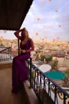 Cappadocia Ozbek Stone House - pemandangan pegunungan