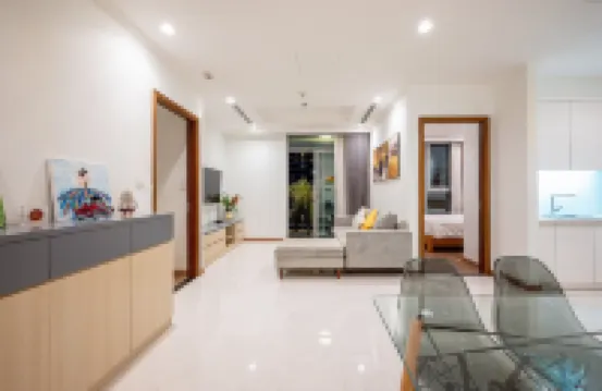 An Corner Apt - Vinhomes Central Park High Floor Nice View and Free Pick up for 5 Nights 랜드마크 81 주변 호텔