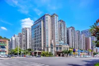月牙濠璟飯店（成都西站文化宮地鐵站店） 溫江區新龍園藝場永寧基地附近的飯店