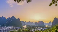Yangshuo Puyuan ·VILLA Garden Starry Sky Swimming Pool Panoramic Resort Hotel Hotels in Lijiang River Scenic Spot