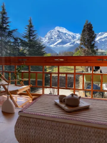 Meet the MountainInn in the distance