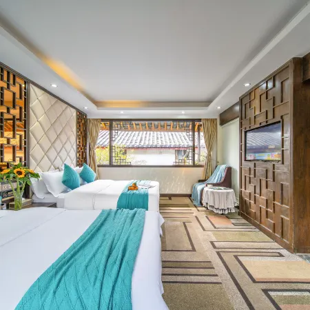 Weaving Sunshine Vacation | Designer Ancient City View Garden Hotel (the Old Town of Lijiang)