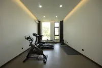 Fanjing・AURA | Desert Galaxy Pool, 360° Gilded Sunset Panoramic Stay (Shazhou Night Market) - Fitnessstudio