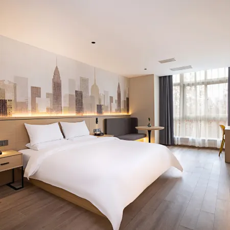 Songguo Hotel (Zhengzhou Tongbai Road Central Hospital Metro Station) Отели рядом с достопримечательностью «22-я средняя школа в городе Чжэнчжоу»