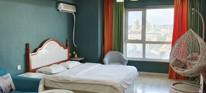 Mudanjiang Wanda Plaza Ruhua Meisu Apartment Hoteles en Mudanjiang