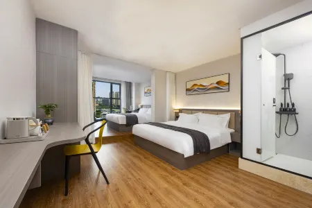 Dawn & Moon Residence at Jiuyanqiao Отели рядом с достопримечательностью «Niuwang Temple»