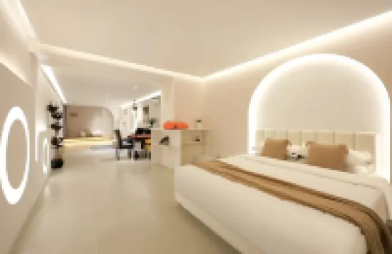 硯田•別舍｜GEOMETRIC•ELEGANT美學民宿（延吉延邊大學網紅牆店）