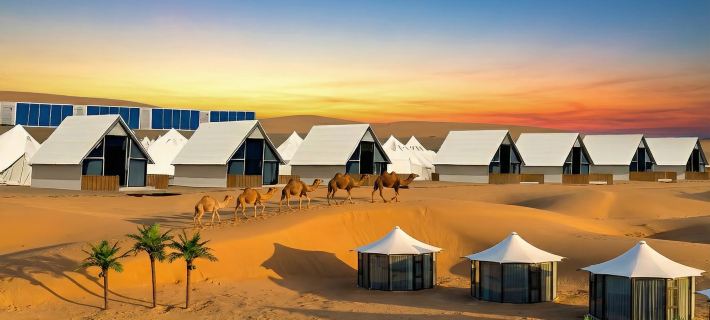 Starry Desert | Dream | Luxury Glamping Zhongwei otelleri