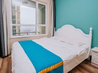 青岛金沙滩景海酒店式公寓 - 海景三卧室套房