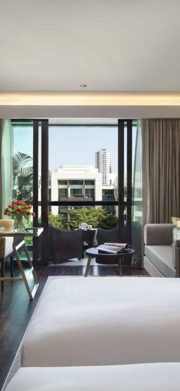 ห้องทวินดีลักซ์พร้อมระเบียง